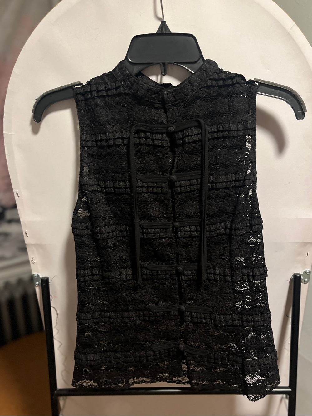 NEW LACE FROG FASTENING
TOP SIZE XS 
🚨NO DISCOUNT - Picture 2 of 16